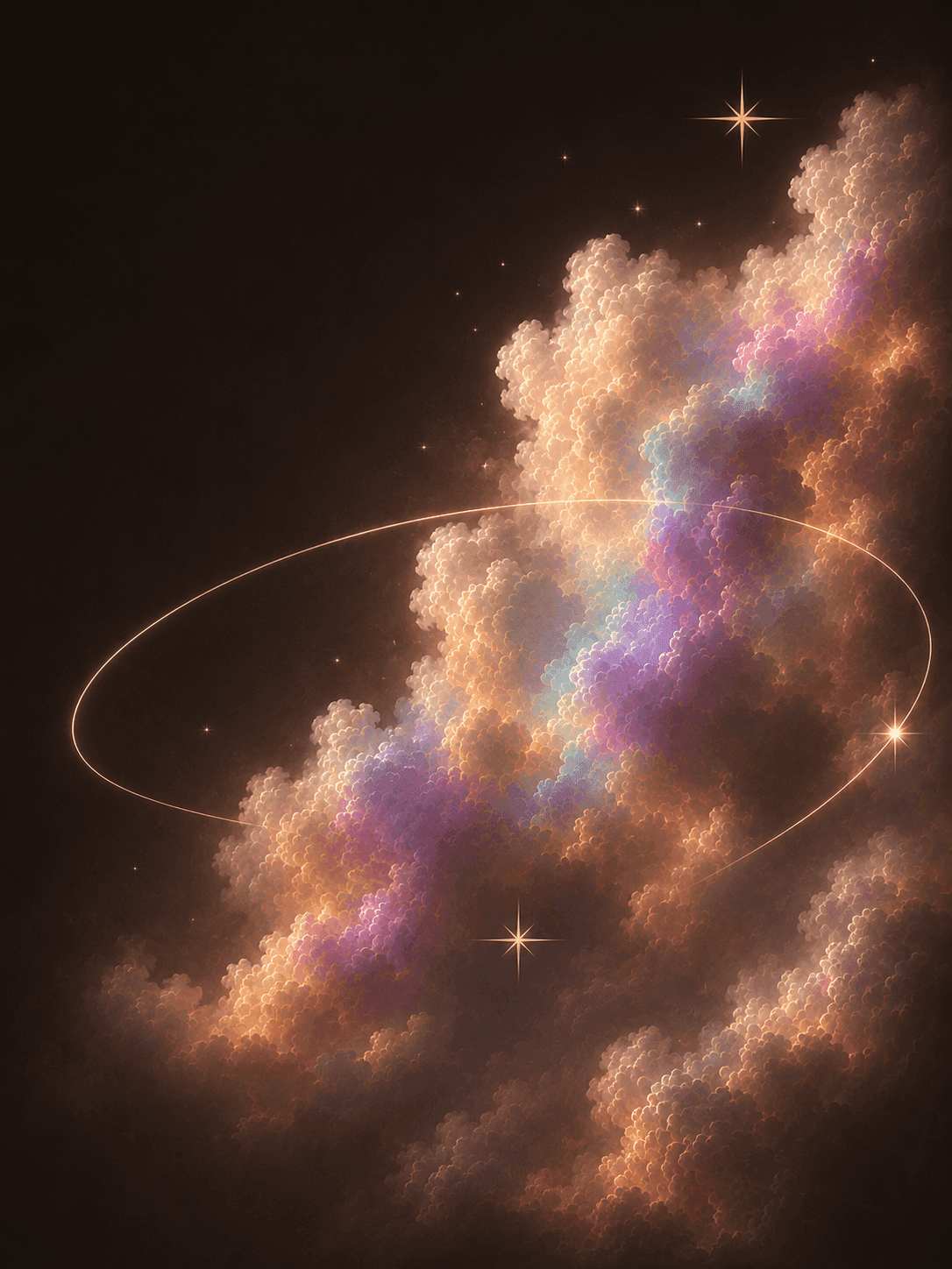 A night sky over open landscape, evoking the outdoor setting of Notice Again Walks